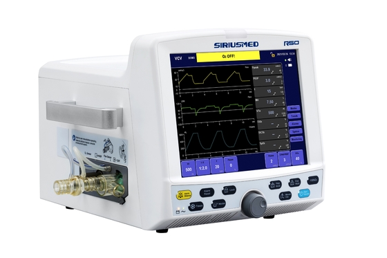 ICU Siriusmed Ventilator VCV PCV modes With 12.1&quot; TFT Touch Screen